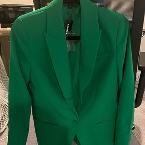 NWT green express blazer